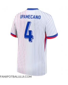 Franța Dayot Upamecano #4 Tricou Fotbal Replică European 2024 Barbati Deplasare